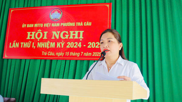 Uỷ ban MTTQ Việt Nam phường Trà Câu tổ chức hội nghị lần thứ I, nhiệm kỳ 2025 – 2030