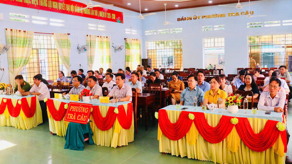 Phường Trà Câu tham dự hội nghị toàn quốc nghiên cứu, học tập, quán triệt và triển khai thực hiện một số Nghị quyết, Chỉ thị của Bộ Chính trị